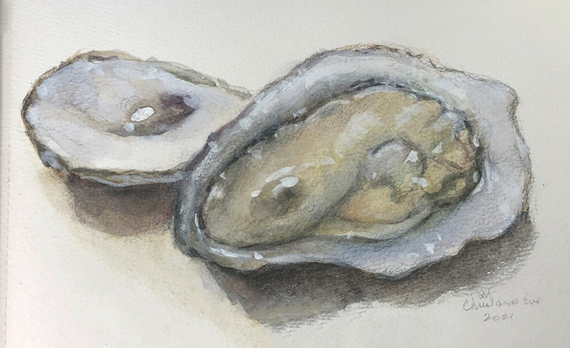 https://www.michelmcninch.com/wp-content/uploads/2022/01/1-22-ChristmasEveOyster-watercolor-6x9-McNinch-800x489.jpg
